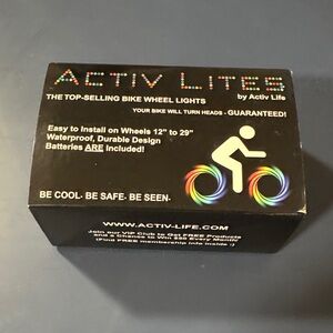 Active Life Vibrant Bike Wheel Lights